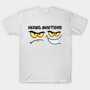 Mixed Emotions Emoji Vibes Tee! T-Shirt